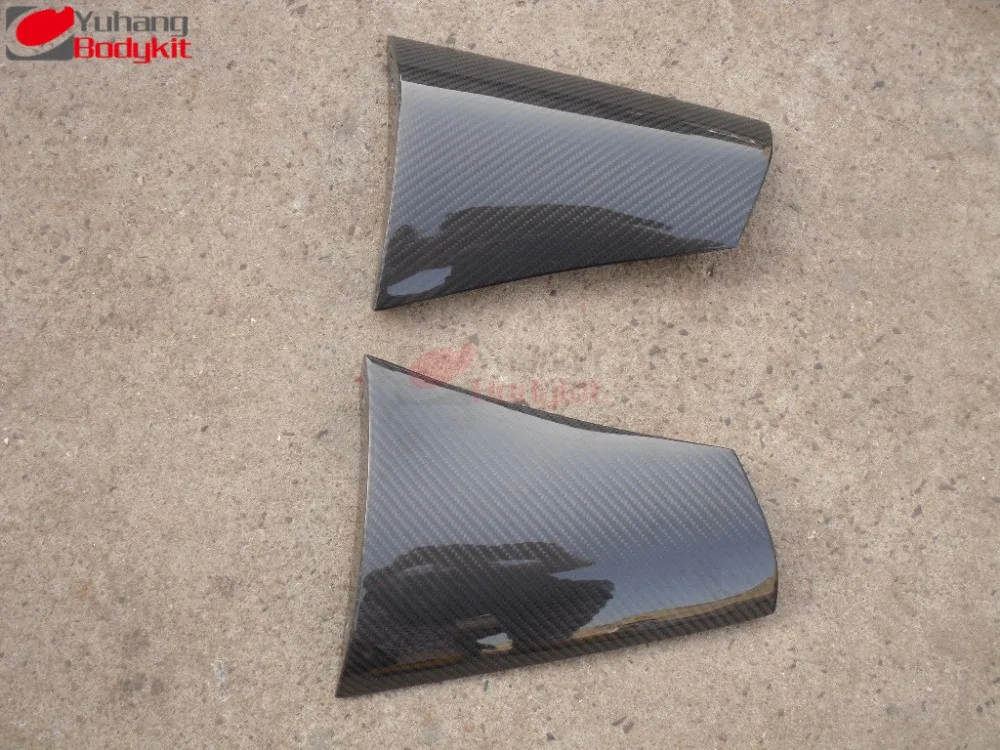 Углеродное волокно жалюзи плавники для R35 GTR Варис 13 VER крыло запасных частей-3(пара