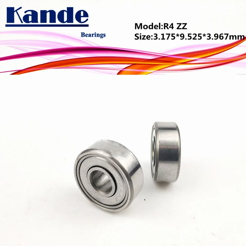 

Kande Bearings R4A 10pcs ABEC-1 R4AZZ 10pcs ABEC-5 R4A ZZ Inch Bearing 3.175*9.525*9.967mm