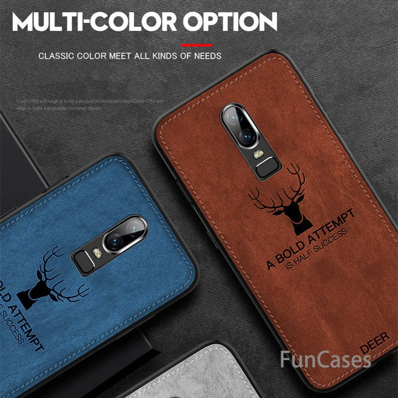 

For Meizu 16X Case 16 X Soft Silicone Shockproof Phone Cases For Meizu Note 6 Capa Funda Luxury Cloth Textile Deer Cover Note6