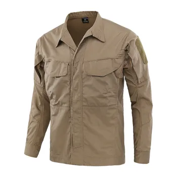 Camouflage Tactical Shirt Men Combat Military Uniform Outdoors Camping Hiking Climbing Camisas Male Training Fishing Clothes 1