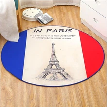 Новая мода современный флаг дизайн круглые ковры для гостиной детская спальня ковры для чистки ковров, для дома нежный мягкий коврик