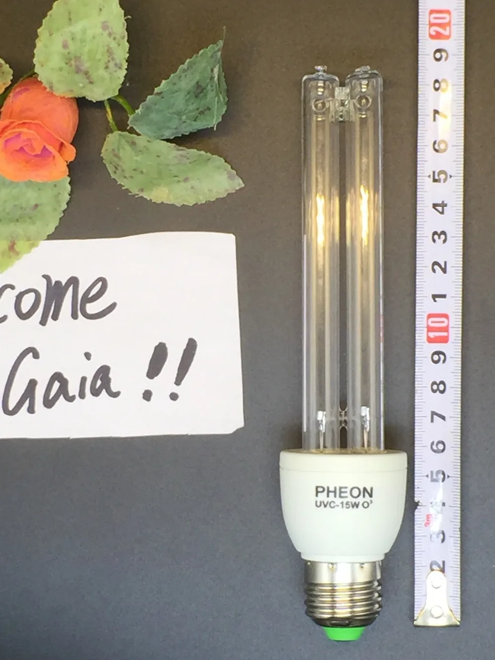 

15W Ozone Germicidal Lamp, UVC sterilization CFL bulbs, voltage: 220V, Base Type: E27 screw base compact lamp disinfection