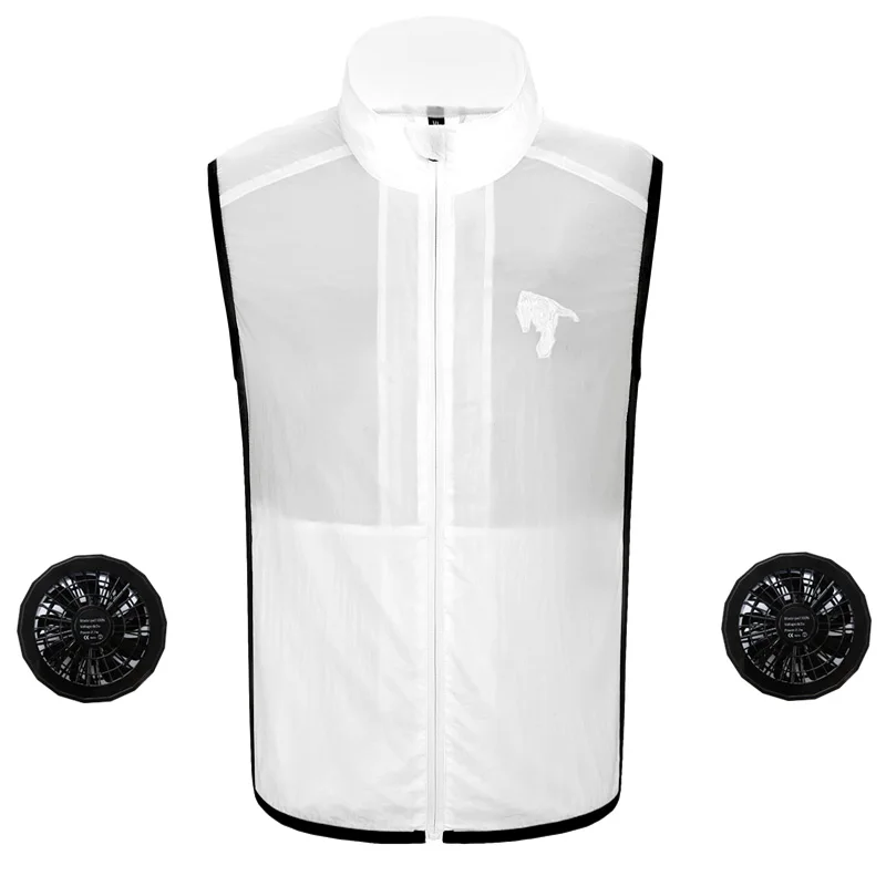 Aufdiazy Air Conditioning Jacket USB Cooling Fan Vest For High Temperature Outdoor Working Fishing Summer Smart Clothes IM062  (1)