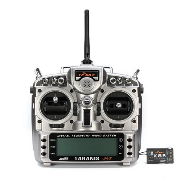 

FrSky 2.4G 16CH ACCST Taranis X9D Plus Transmitter With X8R Receiver