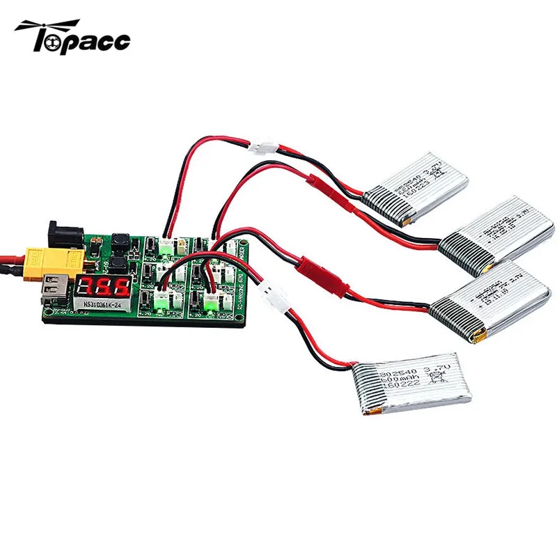 Новое поступление 6 в 1 3 7 В 1S Lipo зарядное устройство плата для индукции KINGKONG Tiny RC