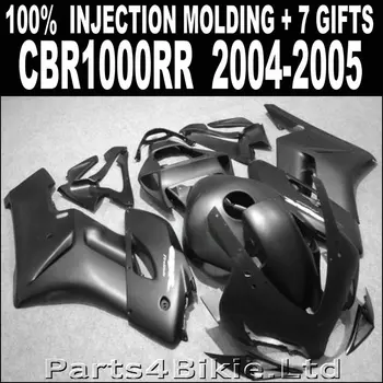 

Low price flat black body for HONDA cbr1000rr fairings ABS plastic 2004 2005 fairing CBR 1000 RR 04 05 7gifts HFI68