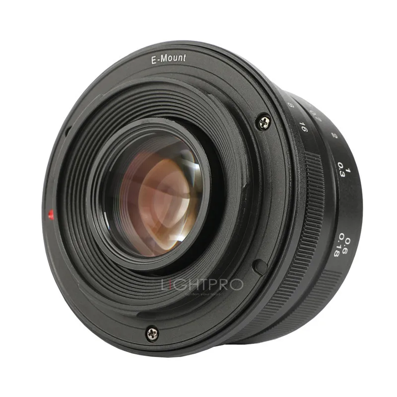 7artisans 25mm / F1.8 Prime Lens to All Single Series for E Mount / for Micro 4/3 Cameras A7 A7II A7R A7RII X-A1 X-A2 G1 G2 G3