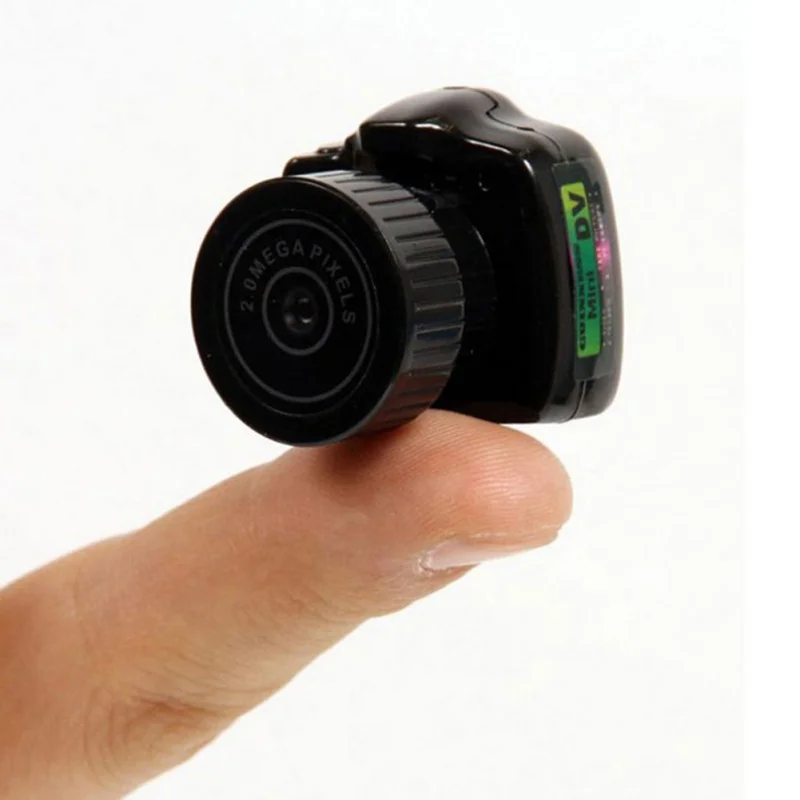 

480P HD Portable Mini Camcorder Mini Camera Micro Motion Video Recorder DVR Web Cam TK58 Support SD TF Card Black Mini Camera