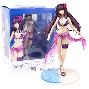 

Anime Fate Grand Order Assassin Scathach Mizugi Ver. 1/7 Scale Sexy Adult Pre-Painted Figure Collectible Model Toy 25cm