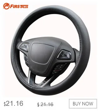 36-47cm Genuine Leather Auto Truck Bus Steering Wheel Cover For Daewoo Volvo Man Renault DAF Isuzu Mitsubishi Car Styling