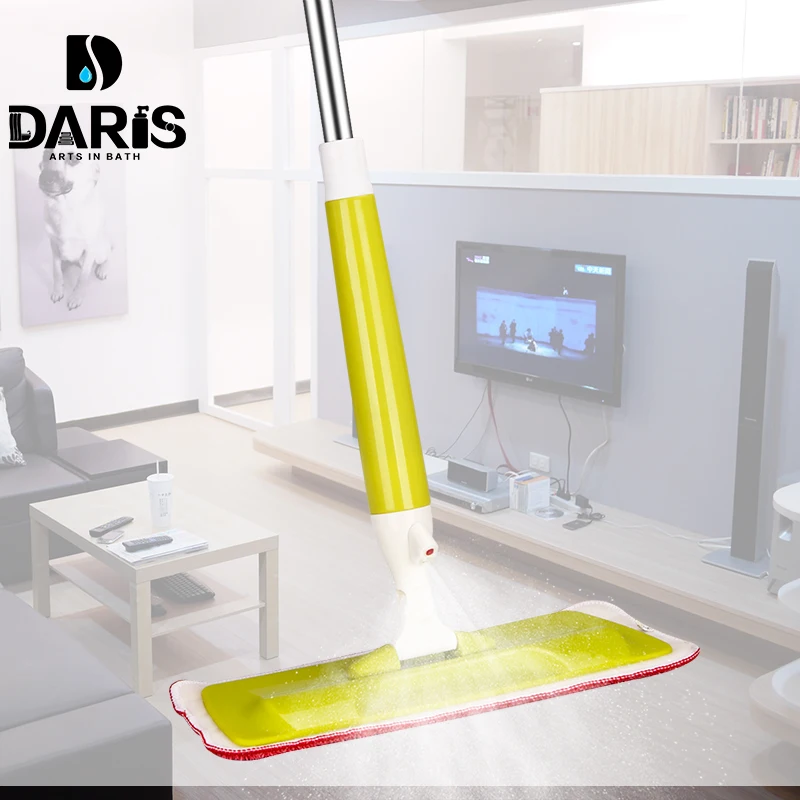 

SDARISB Water Spraying Mop Microfiber Magic Mop Push Type Washable Mop For House Floor Cleaning Kitchen Household Cleaning Tools