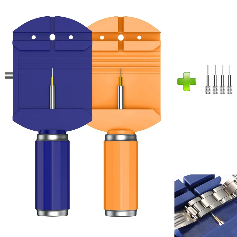 

Watch Tools Watch Link For Band Slit Strap Bracelet Chain Remover Tools Adjustable Repair Tool +4 Spare Pins watch movement