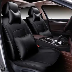 (Спереди и сзади) специальный кожаный сидений автомобиля для Mitsubishi ASX Lancer Sport EX Зингер Fortis Outlander авто аксессуары