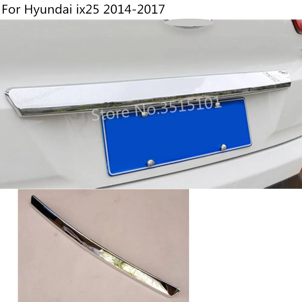 car cover Stainless steel back rear door bottom tailgate frame plate trim font b lamp b