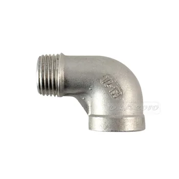 

1/2" Female x Male street Elbow Threaded Pipe Fittings Stainless Steel SS 304