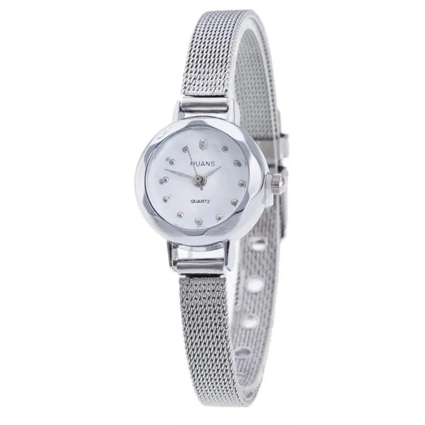 Luxury Stainless Steel Watches Women Fashion Diamond Dress Watch Ladies