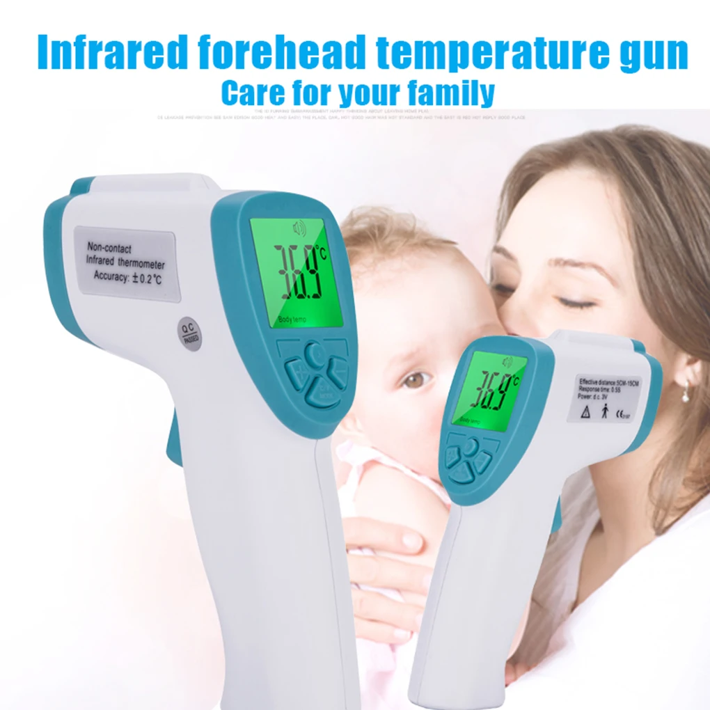 

FI04 Digital Thermometer Infrared Baby Adult Forehead Non-contact IR Thermometer Electronic Body Temperature Meter