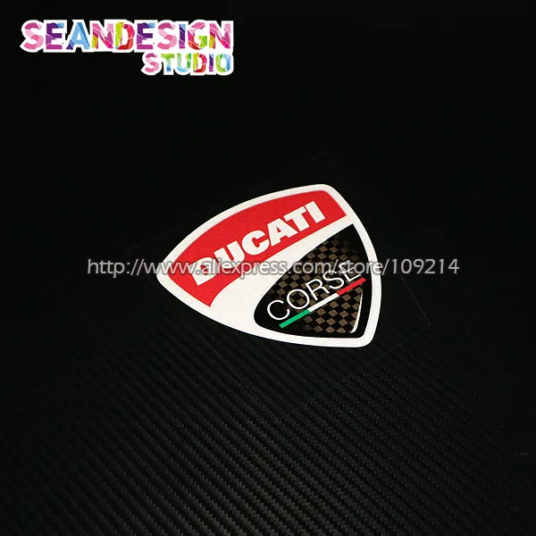 

For Ducati Corse helmet motorcycle moto bike Sticker Decals Waterproof Reflective 06