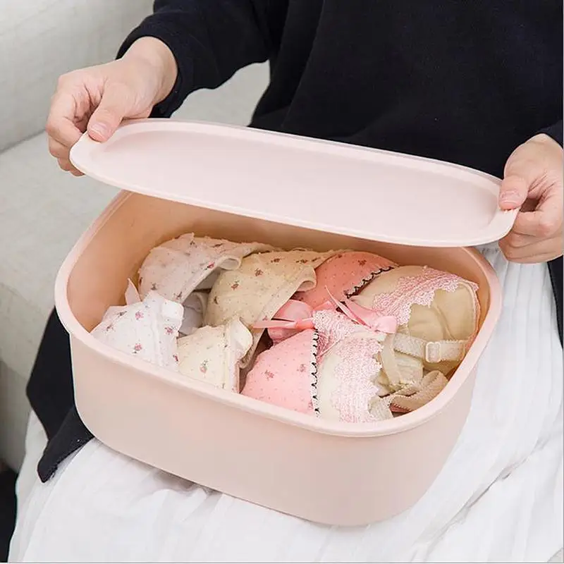 Buy Plastic Underwear Bra Organizer Storage Box 2