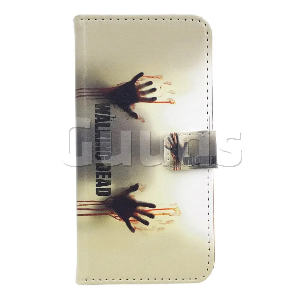 Walking Dead Leather Wallet Case for iPhone 5c