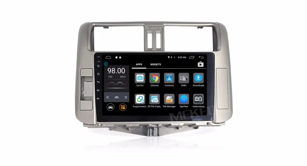 Sale Mekede Car Multimedia player Autoradio car gps dvd player for Toyota Prado 150 Land cruiser 2010-2013 with 4G LTE wifi bluetooth 11