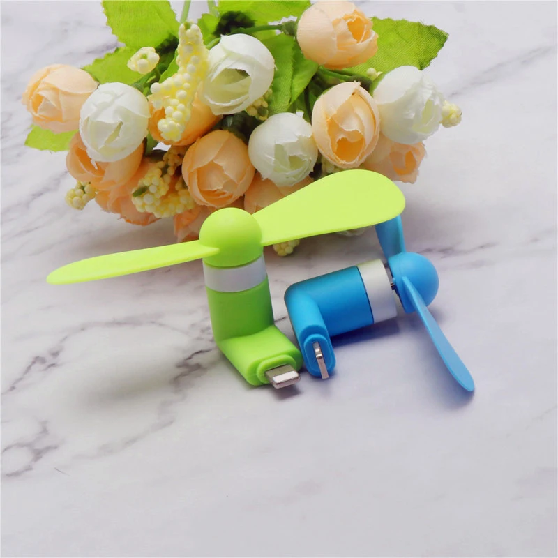 Micro USB Fan Flexible Mini Fan Cooler Ponsel Kipas Tangan untuk Samsung Xiaomi Android Ponsel Fan untuk iPhone 5 6 6S 7 Plus 8 X XR