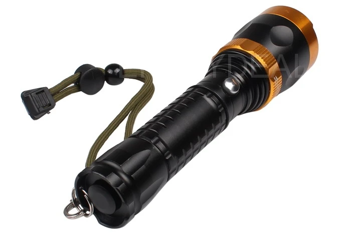 Practical 2000 Lumens CREE XML T6 LED Zoom In/Out Adjustable Focus Flashlight Torch for faster delivery