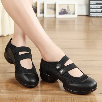 

Sports Feature Soft Outsole Breath Dance Shoes Modern Dance Sneakers For Woman Practice Shoes Jazz Shoes Dropshipping