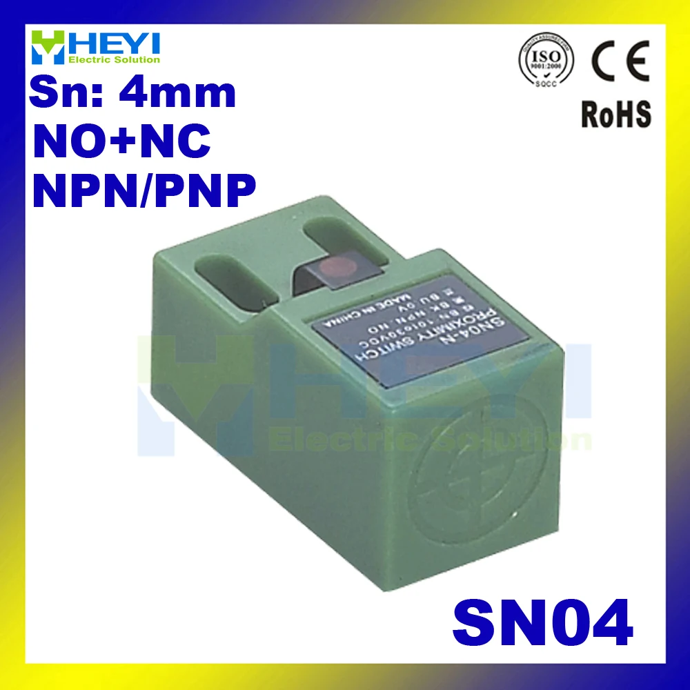 4 wire NO+NC non shielded SN04 proximity switch Square sensoring switch inductance sensor-in Switches from Lights & Lighting on Aliexpress.com | Alibaba ...