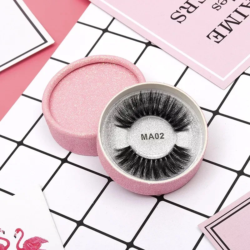

Mangodot 1 Pair mink eyelashes natural long 3d mink lashes hand made false eyelashes 1 box 3d lashes eyelash extension MA02