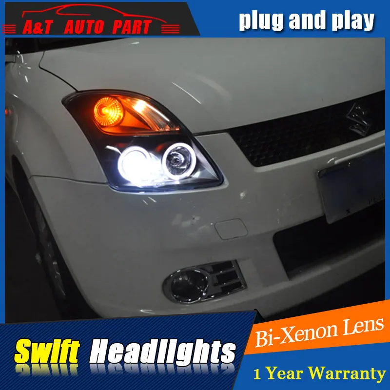 Auto part Style LED Head Lamp for SUZUKI Swift led headlights 2005 2011