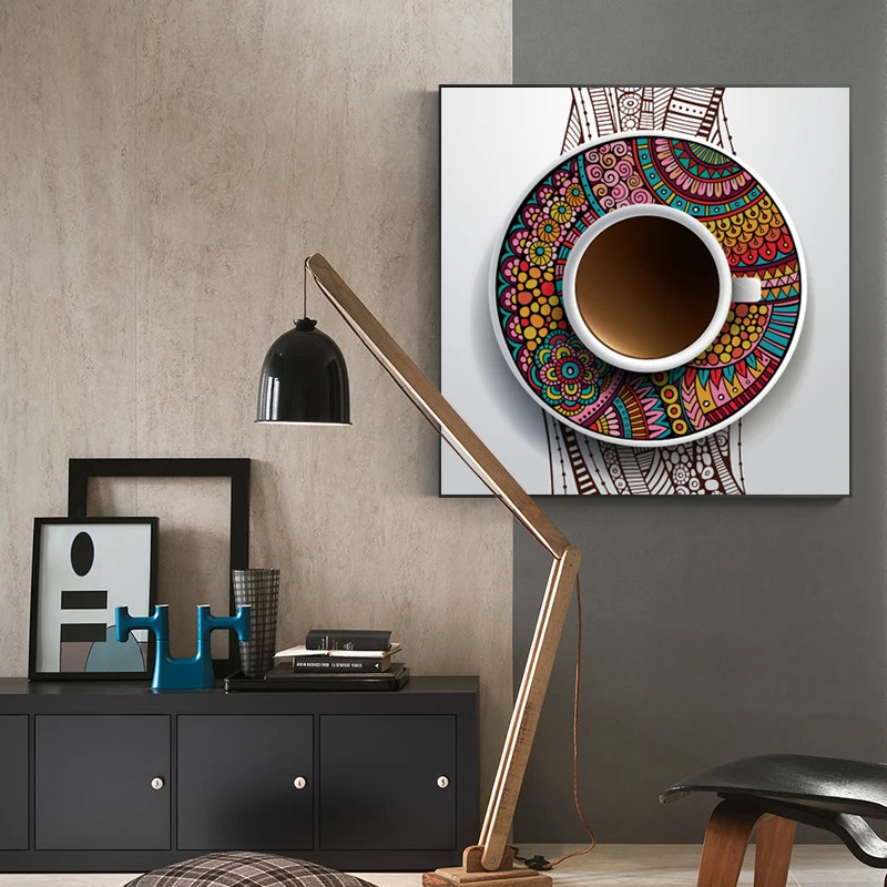 Abstract-Oil-Painting-Ethnic-Coffee-Round-Canvas-Painting-HD-Colorful-Home-Decor-Nordic-Style-Wall-Art (3)