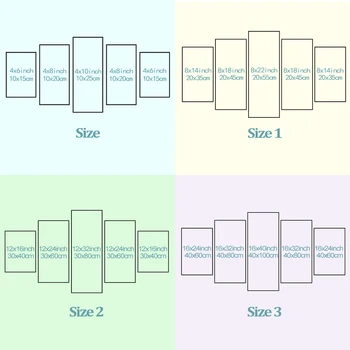 

Canvas Painting Modern 5 Pcs HD Prints Art Poster