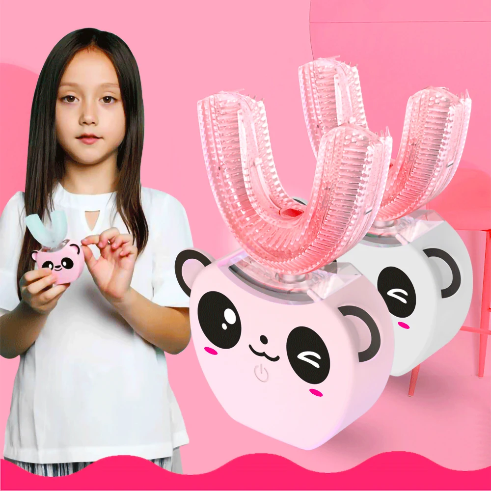 Cepillo de dientes eléctrico sónico automático, 360 °, resistente al agua, inteligente, tipo U, para blanquear|Cepillos de dientes eléctricos| - AliExpress
