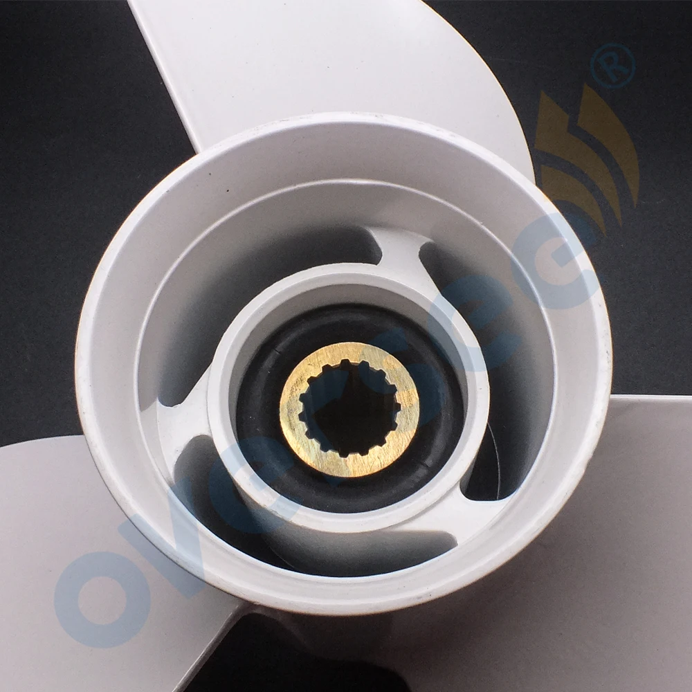 OVERSEE Propeller 6E5-45945-01-EL-00 Size 13 1/4x17-K For Yamaha Outboard Motor Motor 75HP 85HP 90HP 115HP 13-1/4x17-K