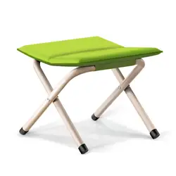 Складные стулья Прочный Компактный скамья холст складной стул путешествия на открытом воздухе, кемпинг, рыбалка, барбекю, зеленый