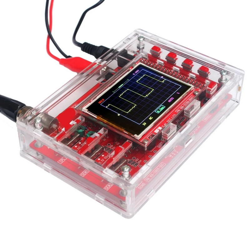 DSO138 2 4 &quotTFT цифровой карманный осциллограф комплект DIY запчасти ручной +