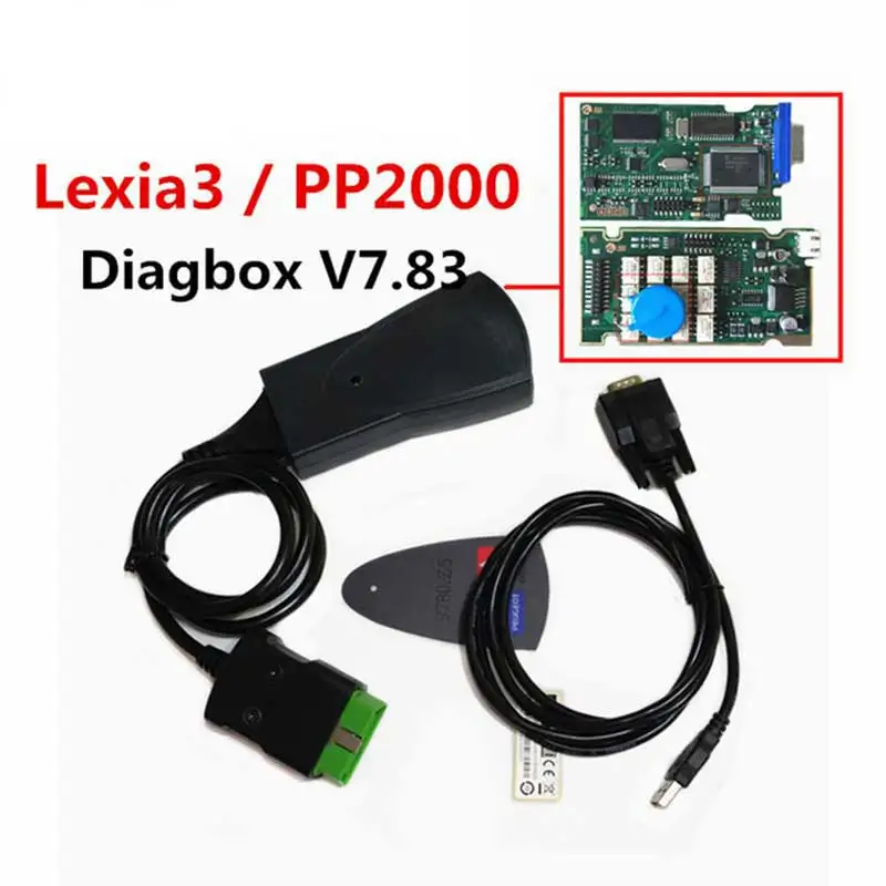 

Lastest Version lexia3 PP2000 with Diagbox V7.83 PSA XS Evolution For Ci-troen/For Pe-ugeot LEXIA-3 FW 921815C Lexia 3