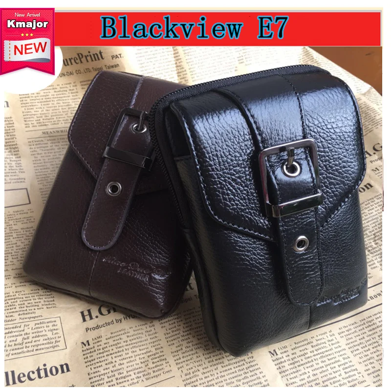 Aliexpress HOT ! Genuine Leather Case for Blackview E7 5.5