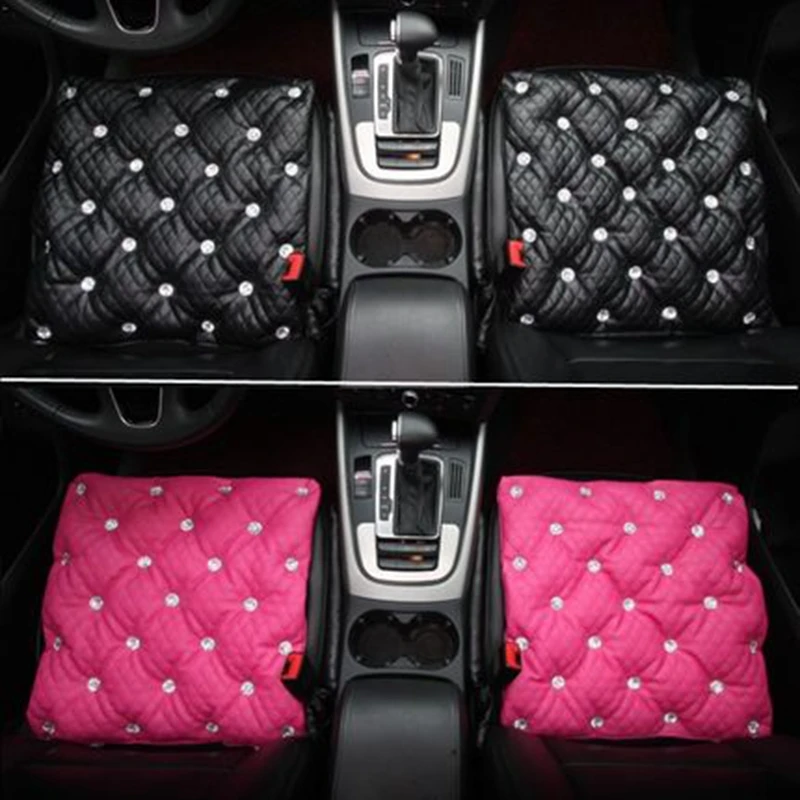 Rhinestone Decoration Car Seat Cushion Crystal styling Women and ... Rhinestone Decoration Car Seat Cushion Crystal styling Women and ...