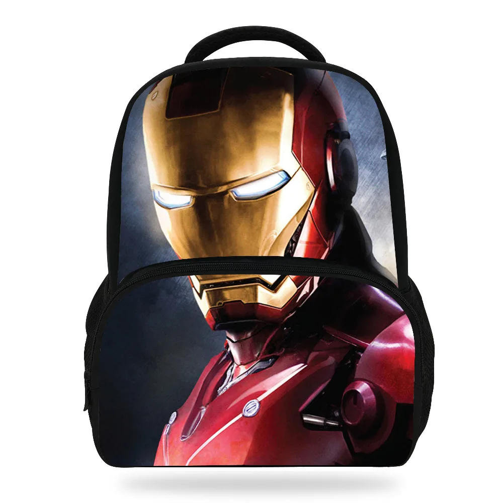 14 дюймов популярный персонаж Рюкзак для детей Ironman мешок для детей Для мальчиков и девочек