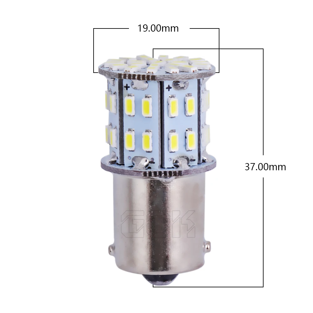 50 шт. S25 BA15S BAY15D 1157 1156 50LED 3014 SMD 1156 светодиодный тормозной Включение световой сигнал резервная копия хвост огни