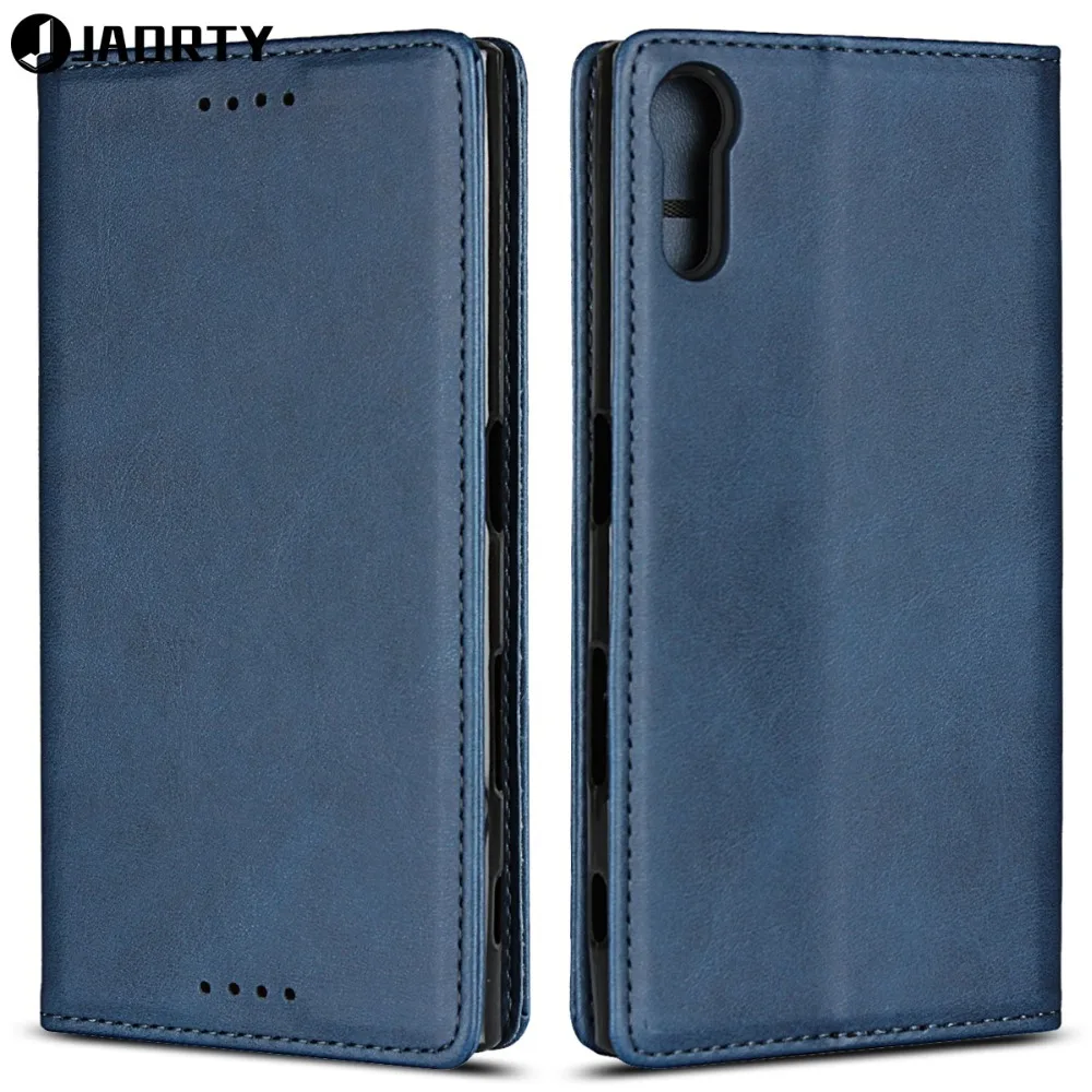 Чехол Jaorty для Coque Sony Xperia XZ чехол XZS роскошный кожаный кошелек Магнитный флип-чехол