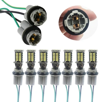 

Y 100X Car styling OEM 30CM T10 led bulb socket holder T15 W5W 194 168 wire Cable adapter Plug Connector T10 Auto Bulb adaptor