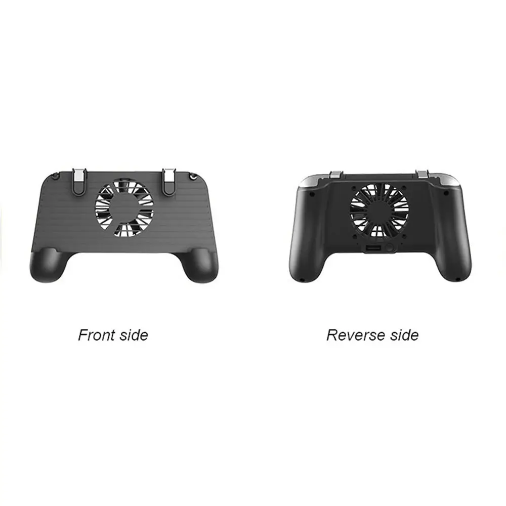  Rechargeable Mobile Phone Cooler Fan & game trigger for iphone gamepad joystick l1r1 shooter aim pu