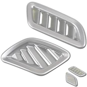 

ABS Matte For Jeep Renegade 2015 2016 2017 2018 Interior Car front Small air outlet Decoration Cover Trim Car Styling 2pcs