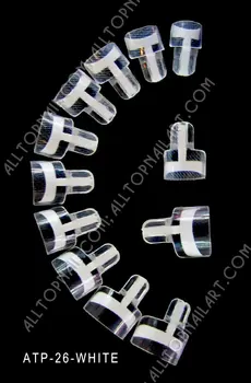 

FedEx&DHL Free shipping - French Wrap Plus Tips Thin Band 128 cts White Dual Wrap Nail Tips 200box