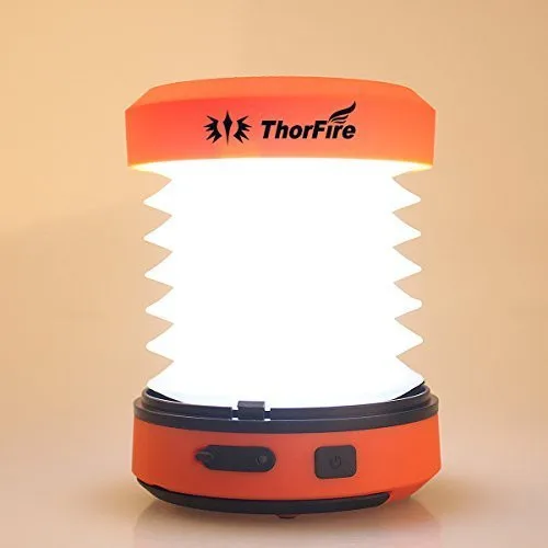 ThorFire 30-125LM светодиодный кемпинг Фонари DC 5 V USB Перезаряжаемый мини-фонарик факел свет лампы CL01 Складная рукоятка Пеший Туризм