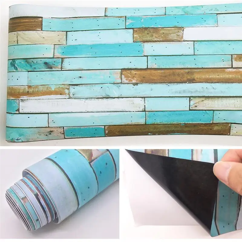 Floor Sticker Imitation Wood Self-adhesive Waterproof Tile Bathroom Decoration Wallpaper DIY Kitchen Wall Stickers 20*300CM#4 Floor Sticker Imitation Wood Self-adhesive Waterproof Tile Bathroom Decoration Wallpaper DIY Kitchen Wall Stickers 20*300CM#4