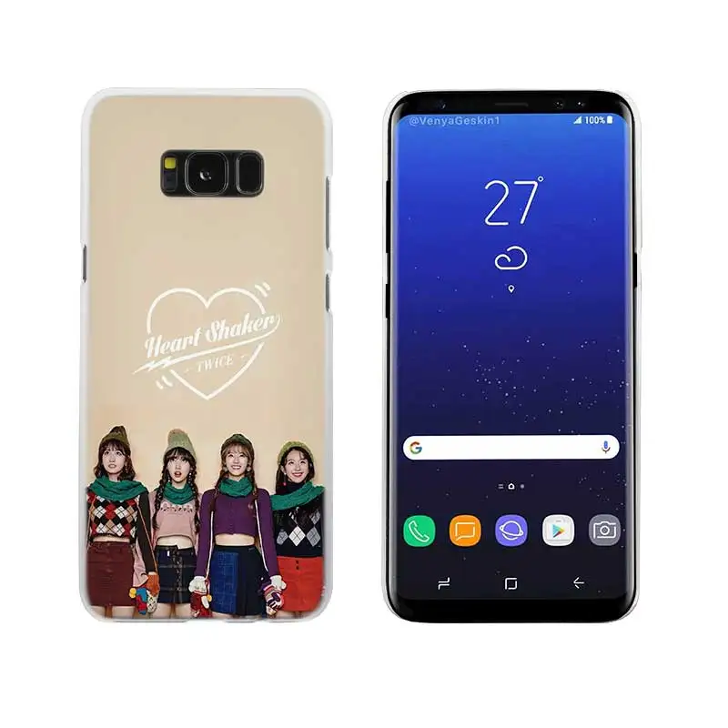 Twice Mina Momo Kpop прозрачный Note 10 9 pro Жесткий чехол для samsung Galaxy S4 S5 S6 S7 S8 S9 Plus Edge Mini s10 lite - Цвет: 03